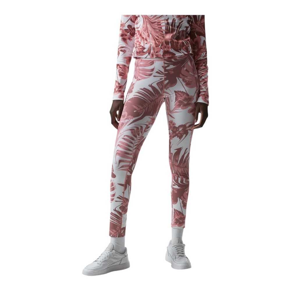 J. Lindeberg Zena Print Leggings - Women’s Size Small - Hibiscus Pink - New